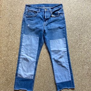 B Sides Patch Jeans